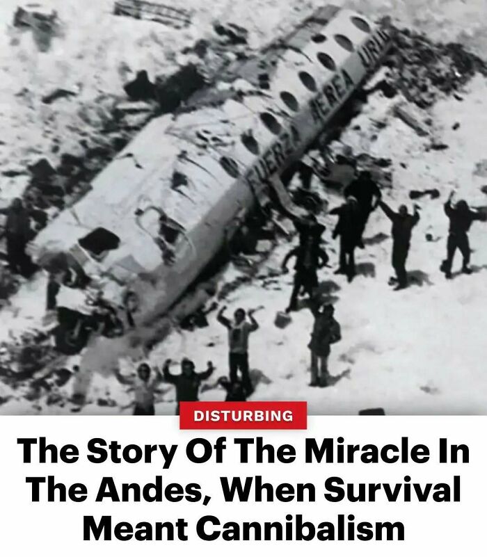 Disturbing Andes miracle survival story involving cannibalism after plane crash