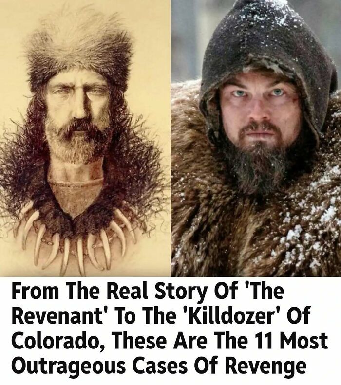 Historical revenge cases including the real story of The Revenant and Killdozer