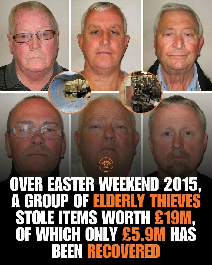 Mugshots of elderly thieves involved in multimillion-pound heist with partial recovery