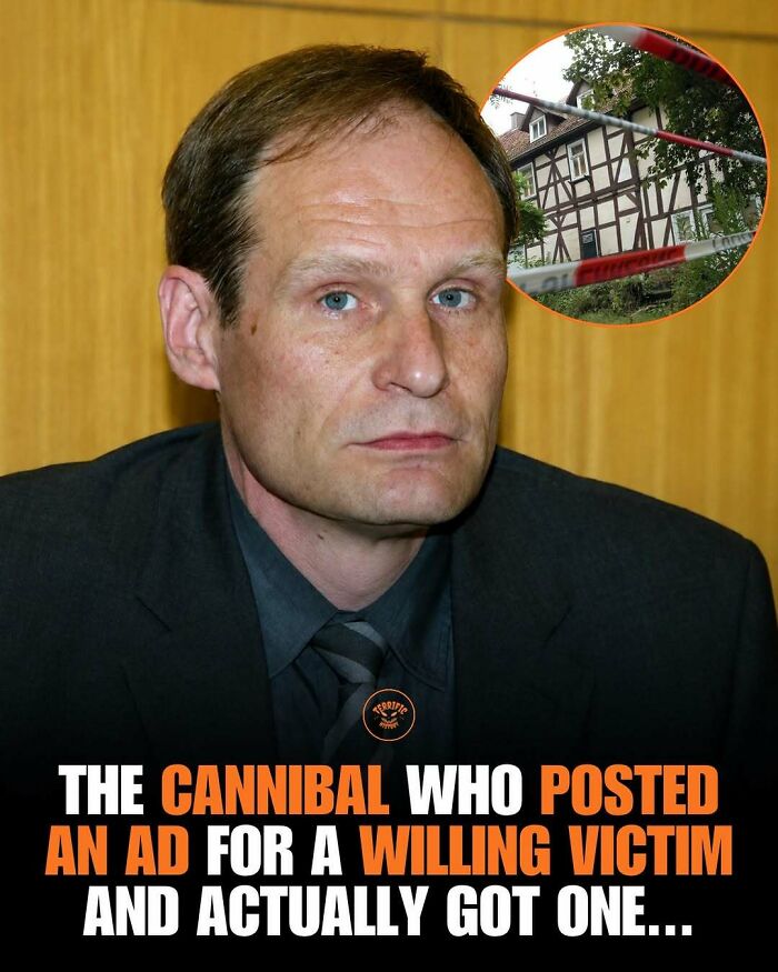 Photograph of a cannibal who posted an ad for a willing victim