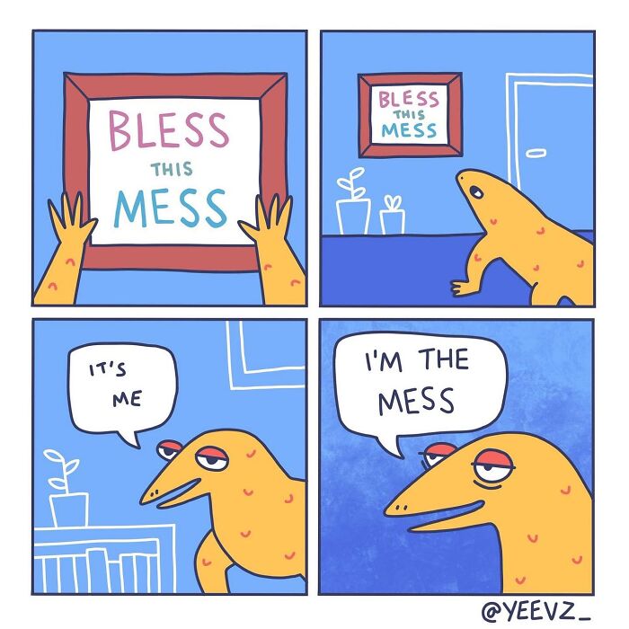 This Artist Turns Overthinking, Awkward Moments, And Everyday Chaos Into Comics That Feel Way Too Real (30 Pics)