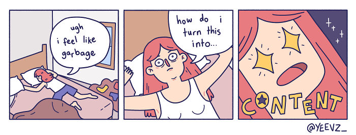 This Artist Turns Overthinking, Awkward Moments, And Everyday Chaos Into Comics That Feel Way Too Real (30 Pics)