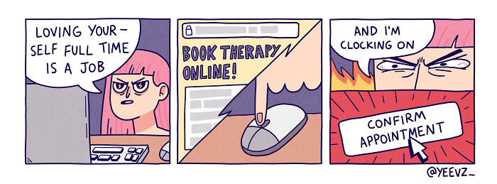 This Artist Turns Overthinking, Awkward Moments, And Everyday Chaos Into Comics That Feel Way Too Real (30 Pics)
