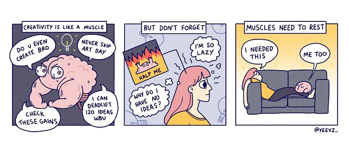 This Artist Turns Overthinking, Awkward Moments, And Everyday Chaos Into Comics That Feel Way Too Real (30 Pics)