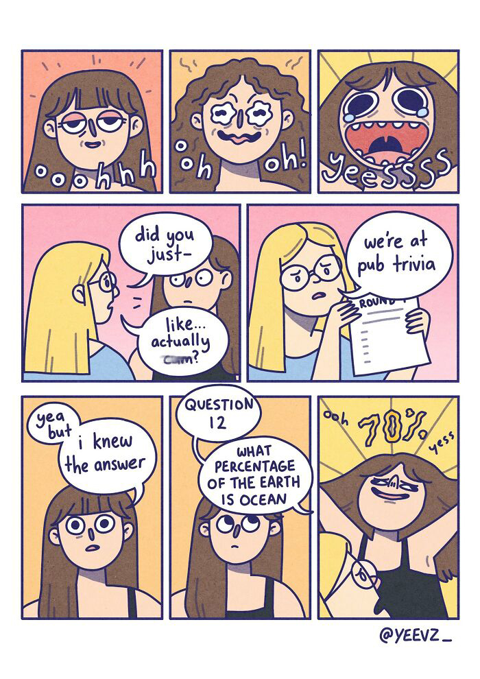 This Artist Turns Overthinking, Awkward Moments, And Everyday Chaos Into Comics That Feel Way Too Real (30 Pics)
