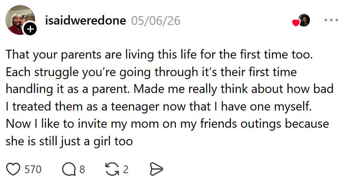Adult problems about parents experiencing life for the first time as adults face new challenges