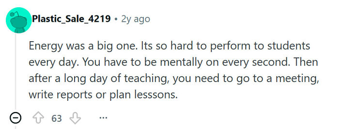 Teacher exhaustion from constant mental effort and extra work