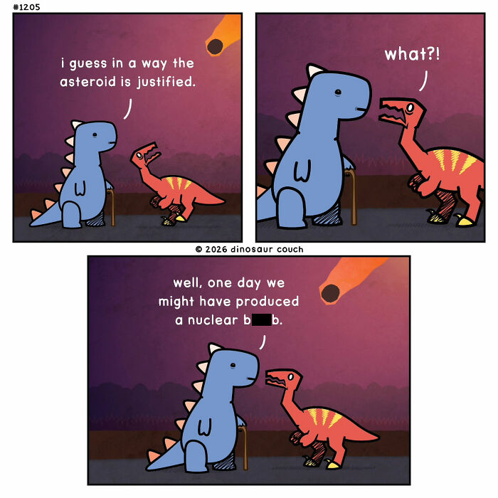 These Dinosaur Comics Turn Anxiety, Friendship, And Everyday Feelings Into Gentle Humor