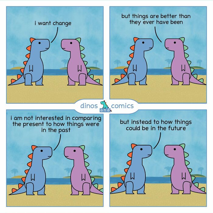 These Dinosaur Comics Turn Anxiety, Friendship, And Everyday Feelings Into Gentle Humor