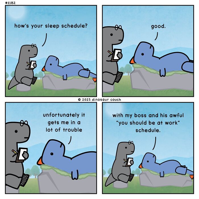 These Dinosaur Comics Turn Anxiety, Friendship, And Everyday Feelings Into Gentle Humor