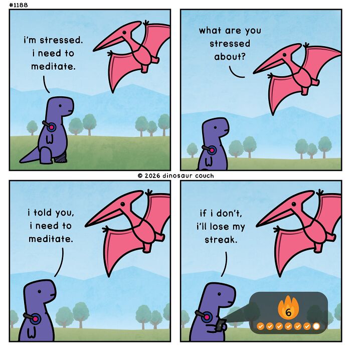 These Dinosaur Comics Turn Anxiety, Friendship, And Everyday Feelings Into Gentle Humor