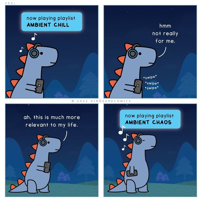 These Dinosaur Comics Turn Anxiety, Friendship, And Everyday Feelings Into Gentle Humor