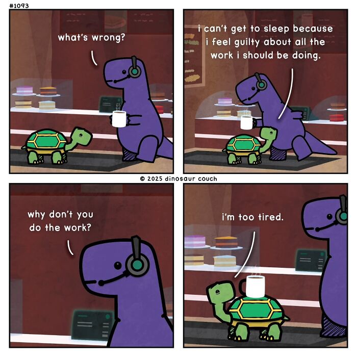 These Dinosaur Comics Turn Anxiety, Friendship, And Everyday Feelings Into Gentle Humor