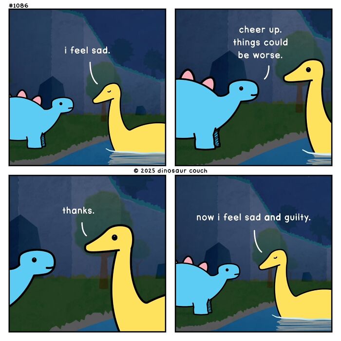 These Dinosaur Comics Turn Anxiety, Friendship, And Everyday Feelings Into Gentle Humor