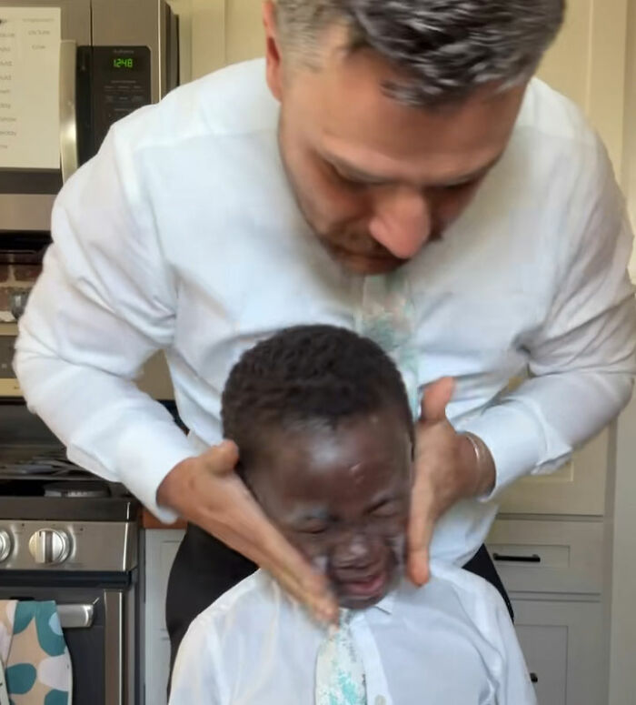 Parenting Influencer's "Skin Care" For Adopted Black Son Sparks Controversy Due To Sensitive History Parenting Influencer's "Skin Care" For Adopted Black Son Sparks Controversy Due To Sensitive History