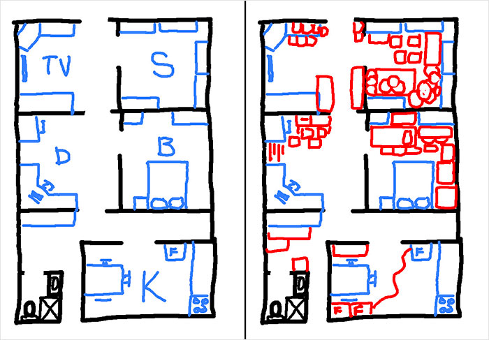 Woman Agrees To Store A Couple Of Items For Friend, Comes Home To A Fully Packed House From Hell