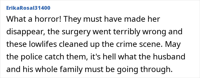 Woman’s Beauty Procedure Turns Into Nightmare When Husband Finds Clinic Empty And Wife Missing Woman’s Beauty Procedure Turns Into Nightmare When Husband Finds Clinic Empty And Wife Missing