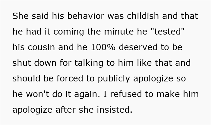 Teen Claps Back After Cousin Makes Fun Of Him At Dinner, Leaving Everyone Awkwardly Silent