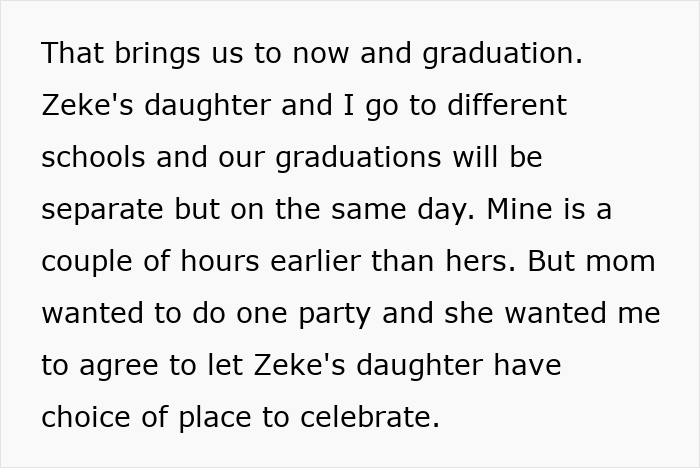 Teen Tired Of Being Second Choice Tells Mom To Skip Her Graduation And Go To Stepdaughter&rsquo;s