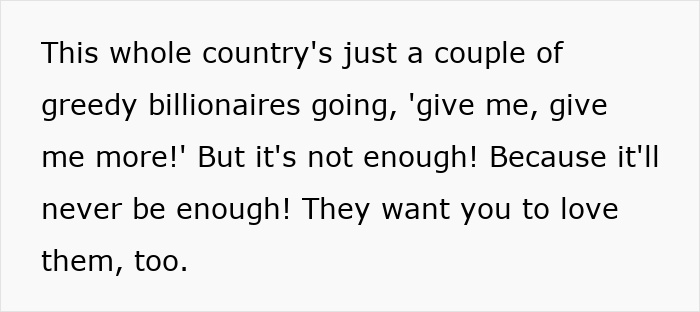 Text on billionaires' greed impacting Gen Z finances Text on billionaires' greed impacting Gen Z finances