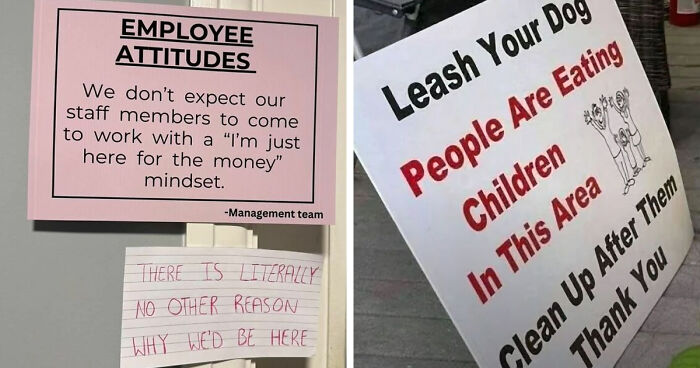 84 Hilariously Absurd Signs That Were Not Helpful At All, But No One Was Mad About It