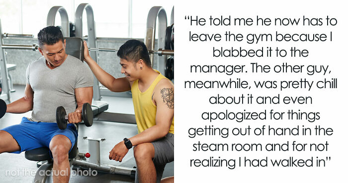 Guy Walks In On Gym Bros Getting Steamy In The Steam Room, They’re Furious As He Accidentally Outs Them