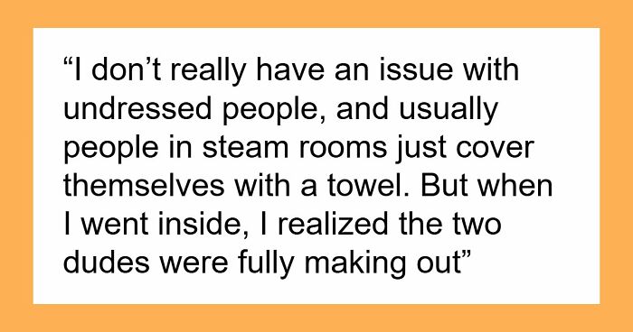 Guy Walks In On Gym Bros Getting Steamy In The Steam Room, They’re Furious As He Accidentally Outs Them