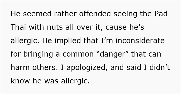 Potluck Dinner Gets Awkward After Dude Gets Mad Nobody Knew About His Food Allergy