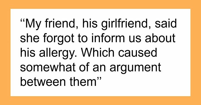 Potluck Dinner Gets Awkward After Dude Gets Mad Nobody Knew About His Food Allergy