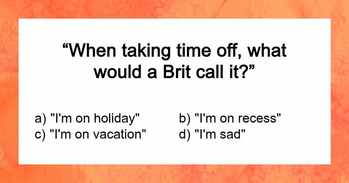 American Vs British Words Quiz: Test Your English Vocabulary Skills