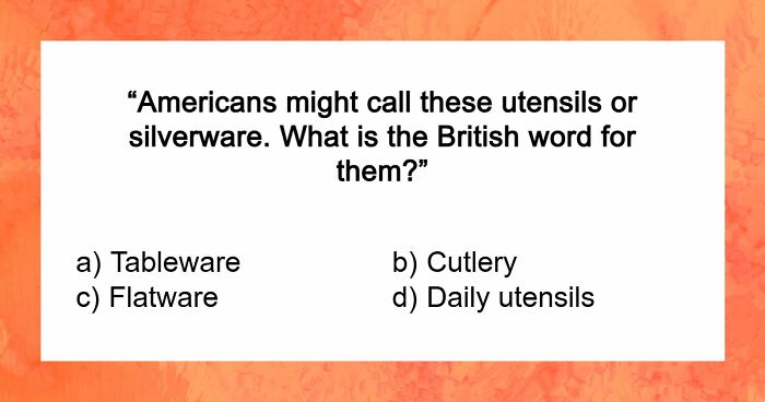 American Vs British Words Quiz: Test Your English Vocabulary Skills