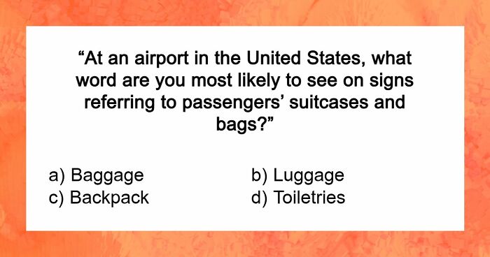 American Vs British Words Quiz: Test Your English Vocabulary Skills