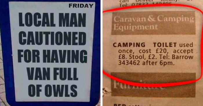 74 Funny Newspaper Headlines That Make You Wonder If The World Is Going Mad