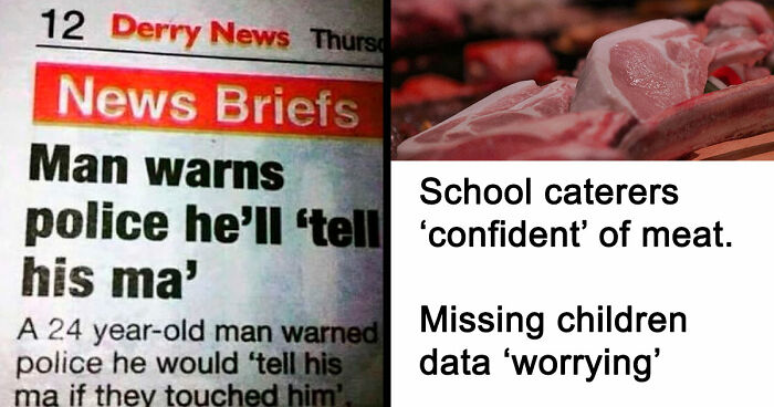 74 Funny Newspaper Headlines That Make You Wonder If The World Is Going Mad