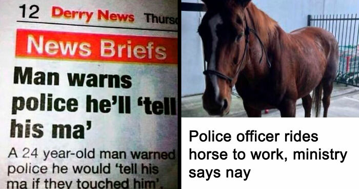74 Funny Newspaper Headlines That Make You Wonder If The World Is Going Mad