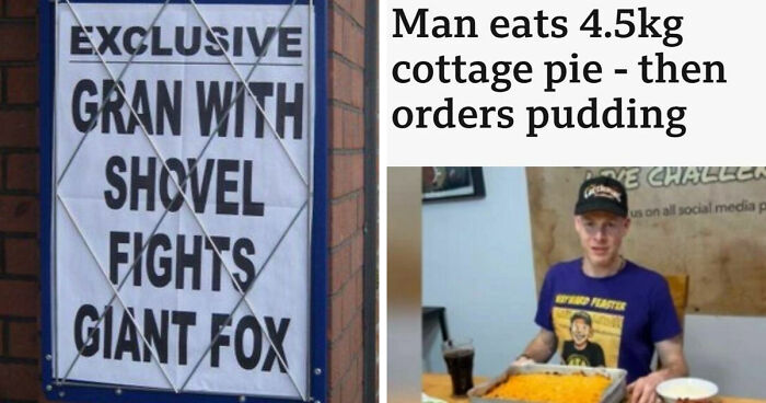 74 Hilarious Newspaper Headlines That Report Very “Important” News