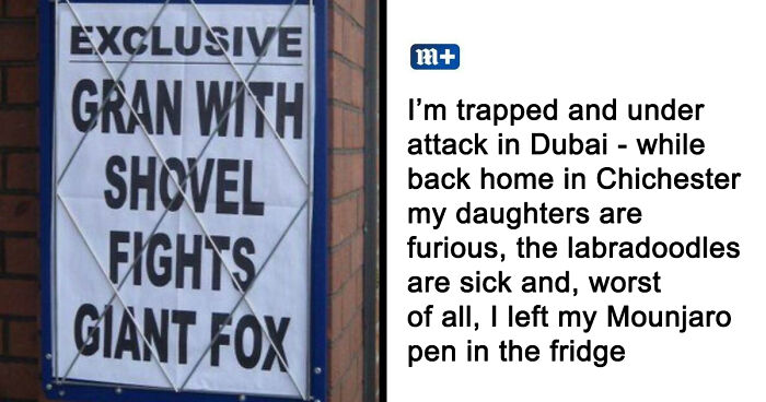 74 Hilarious Newspaper Headlines That Report Very “Important” News