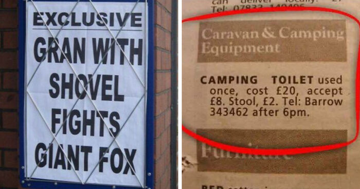 74 Hilarious Newspaper Headlines That Report Very “Important” News