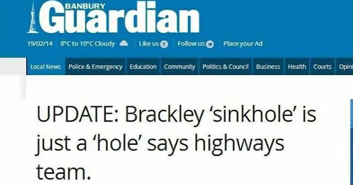 74 Hilarious Newspaper Headlines That Report Very “Important” News