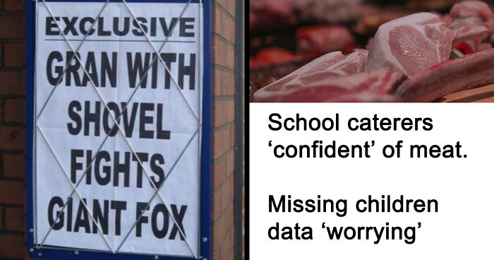 74 Hilarious Newspaper Headlines That Report Very “Important” News