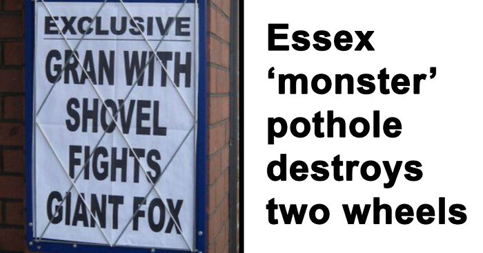 74 Hilarious Newspaper Headlines That Report Very “Important” News