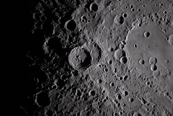 Shadows Across Vavilov Crater