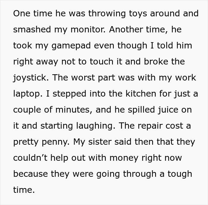 Sis Goes On Vacay While Deep In Debt To Her Brother, Then Calls Him Selfish For Refusing To Babysit Sis Goes On Vacay While Deep In Debt To Her Brother, Then Calls Him Selfish For Refusing To Babysit