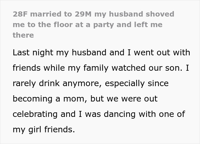 Jealous Guy Shoves Wife For Dancing With Gay Friend, She's Shocked As He Ditches Her And Goes Home Jealous Guy Shoves Wife For Dancing With Gay Friend, She's Shocked As He Ditches Her And Goes Home