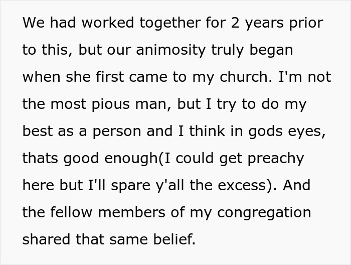 Guy Sick Of Religious Coworker Spreading Gossip About Him Takes Epic Revenge By Dating Her Son Guy Sick Of Religious Coworker Spreading Gossip About Him Takes Epic Revenge By Dating Her Son