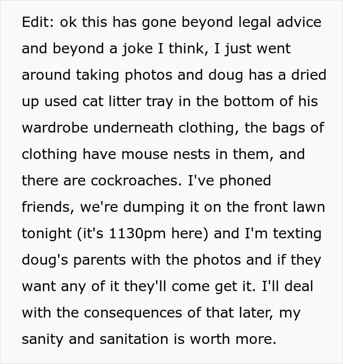 Woman Agrees To Store A Couple Of Items For Friend, Comes Home To A Fully Packed House From Hell