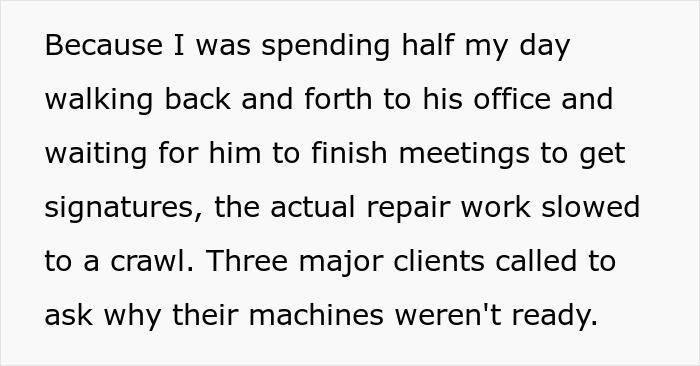 Controlling Boss Changes Policies And Wants Signatures For Everything, Regrets It After Workers Obey Controlling Boss Changes Policies And Wants Signatures For Everything, Regrets It After Workers Obey