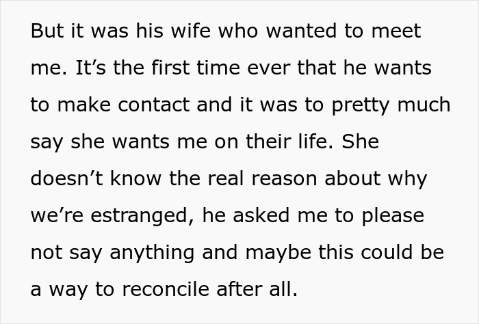 Son Unfairly Abandoned By Dad Reveals The Truth To His New Wife, Leads To Marriage Falling Apart Son Unfairly Abandoned By Dad Reveals The Truth To His New Wife, Leads To Marriage Falling Apart