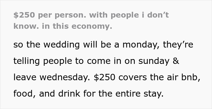 Couple&rsquo;s Tacky Wedding Demands Spark Major Side-Eye Online