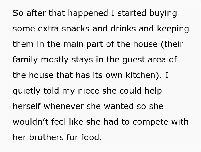 Woman Secretly Buys Niece Food After Brother&rsquo;s Sexist And Fatphobic Comment, He Loses It